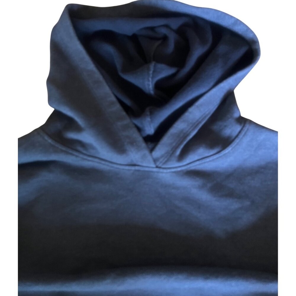 Free People Such a Flirt Romper Navy Blue Hooded Open Back Long Sleeve XS & S NE - Picture 6 of 16